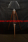 مصباح أرضية ترايبود خشبي معاصر (F705B)