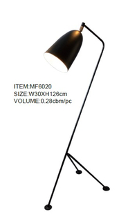 تصميم الأزياء ديكور المنزل الأسود الظل مصباح الكلمة (MF6020)