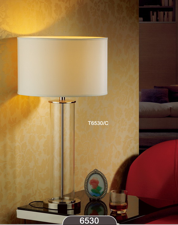 مصباح طاولة زجاجي بسيط لمصباح الفندق (6530-E)