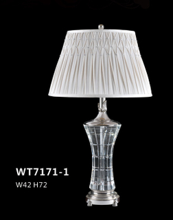 غرفة نوم ديكور مصباح طاولة كريستال أبيض (WT7171-1)