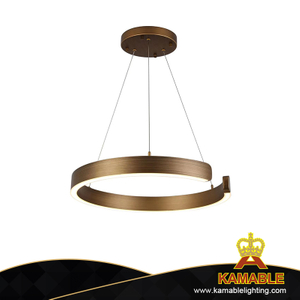 مصباح معلق برونزي مطلي عالي الجودة بتصميم بسيط من النوع C للفندق (KYT04P)