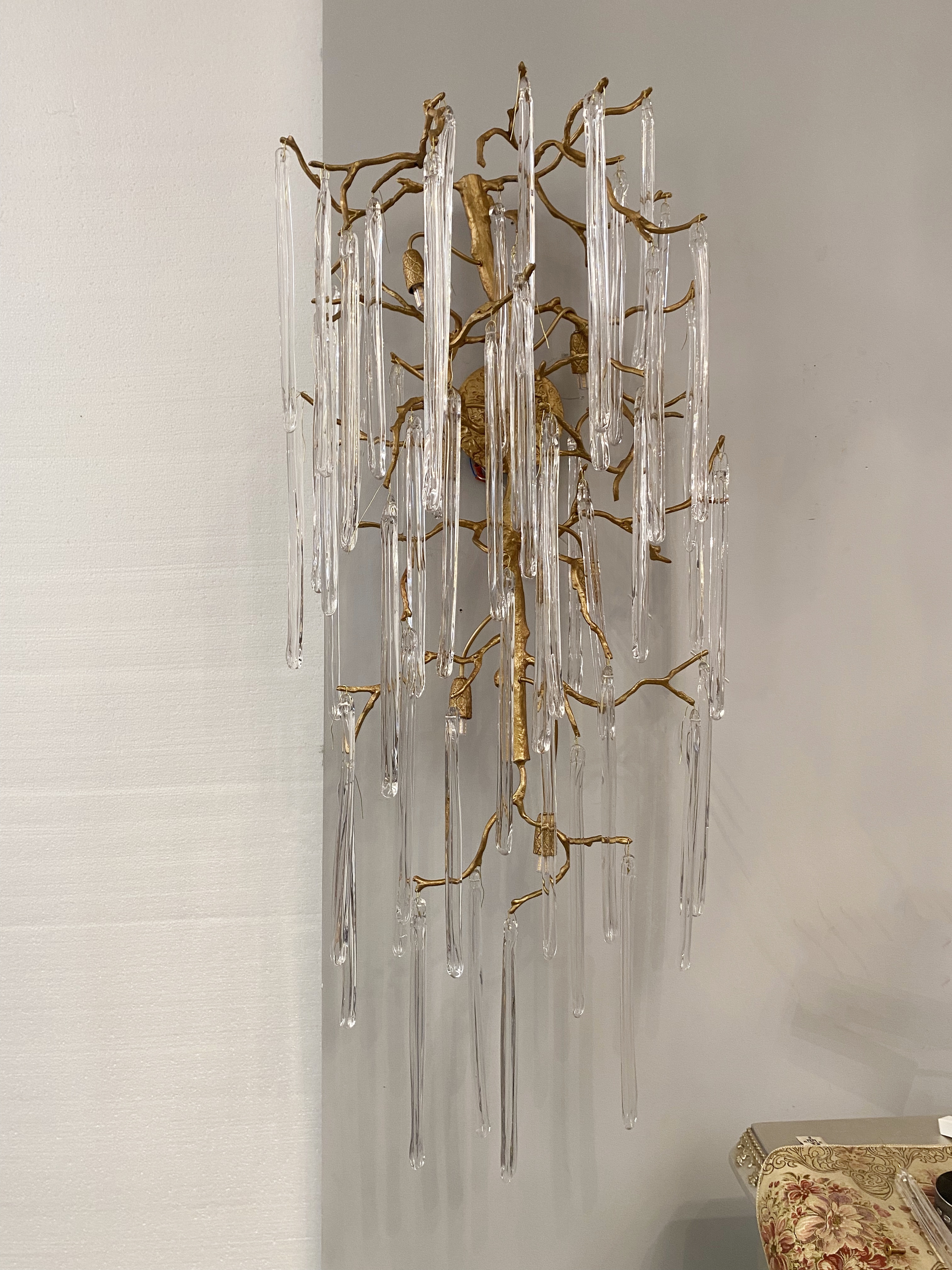 مصباح الجدار الداخلي الحديث من الزجاج الشفاف الرائع الكلاسيكي (KYZ-08W)