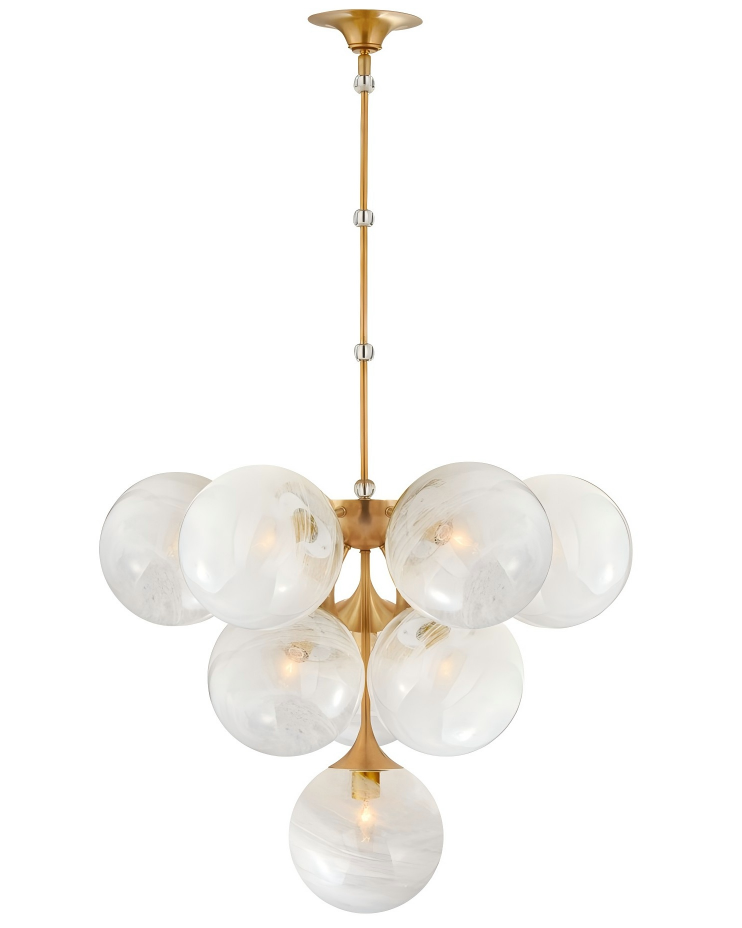 الثريا الذهب ذات 10 ضوء