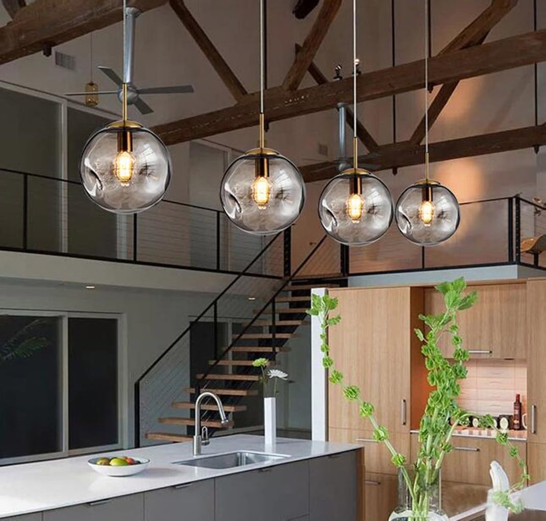 مصباح قلادة الزجاج