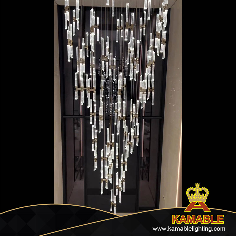 أحدث ثريا زجاجية للوبي