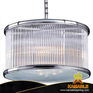 مصباح معلق من حديد الكروم والزجاج الحديث الأوروبي في الفيلا (KG0604-D50)