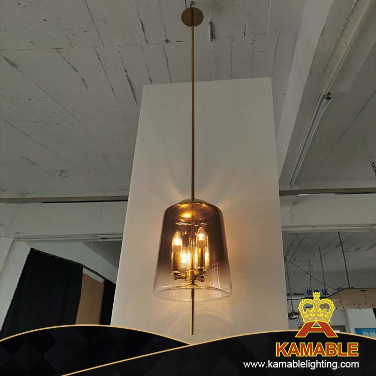 مصباح قلادة زجاجي بتصميم حديث (KPJ18)