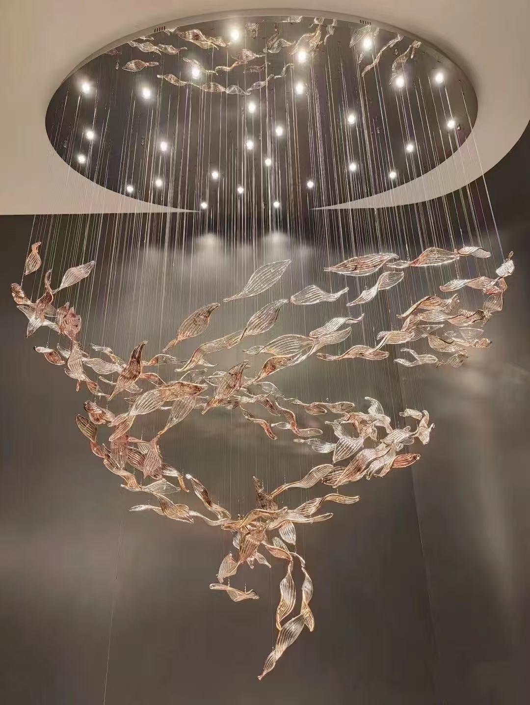 آخر ثريا كريستال لحالة الدرج