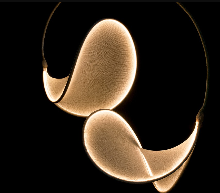 فن تصميم الإضاءة النسيجية LED