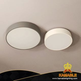 تصنيع LED معدن أبيض داخلي بسيط سقف ضوء (KH805/S)