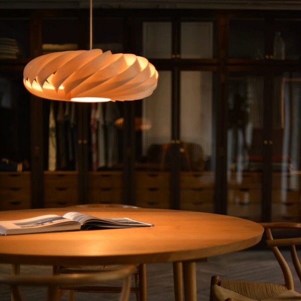 مصباح قلادة خشبي للديكور المنزلي الحديث (KAH0001)