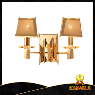 التصميم الإبداعي مصباح الجدار الديكور الذهبي برأسين (GD18127W)
