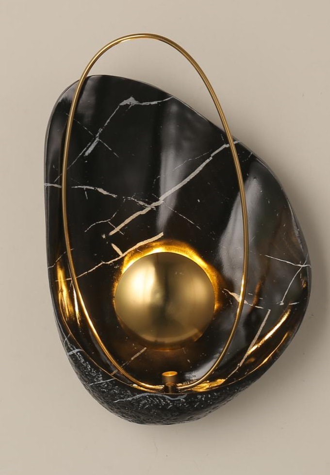 مودرن-داخلي-لؤلؤي-تزيين-راتينج-ليد-مصباح حائط- KAW8282- (2)