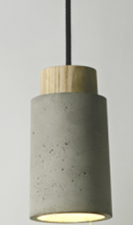نوعية جيدة الرماد مصباح قلادة مصباح الاسمنت الخشب (PC3007)