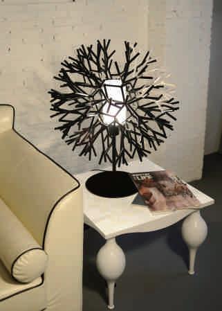 Snowflake Decoration Livingroom مصباح الأرضية (983F3)