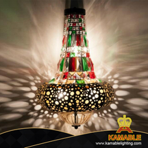 مصباح الجدار الفولاذي المصنوع من الكريستال الذهبي من أوروبا (KA006-B-03-01)