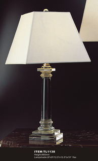 أضواء طاولة كريستال الاستخدام الشفاف المنزل (TL1138)