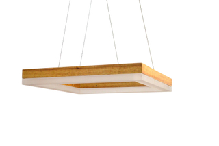شكل مربع الزخرفية الحديثة الخشب قلادة مصباح الحديثة (KAM-JHA)