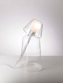 الزجاج الشفاف الزخرفية مصابيح الطاولة الحديثة (MT10510-1)