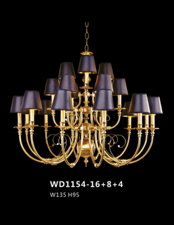 التصميم المريح مصباح النحاس الزخرفية (WD1154-16 + 8 + 4)