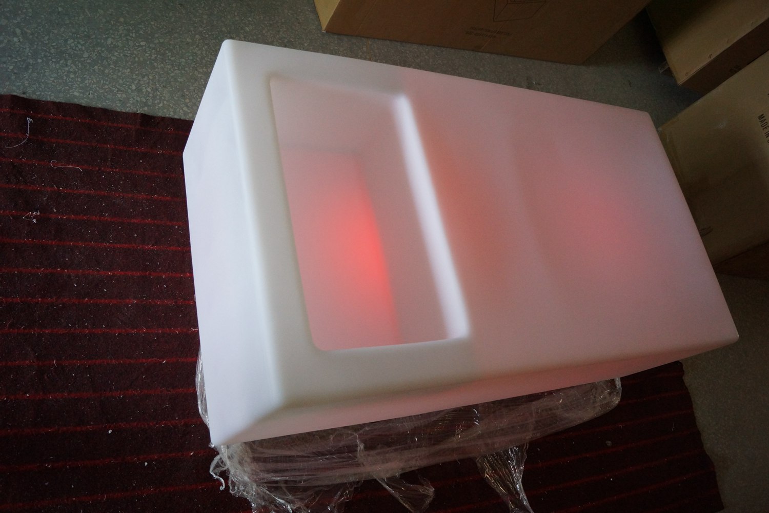 طاولة ملونة على شكل دلو ثلج LED (G020)