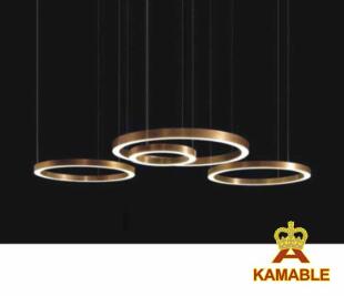 ثريا LED فاخرة حديثة التصميم الداخلي للفنادق