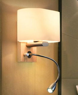 جودة عالية بالجملة الخشب فندق غرفة المعيشة الجدار مصباح (KAW1020)