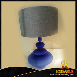 مصابيح طاولة زجاجية حديثة التصميم باللون الأزرق (JT13050 / 00/001)
