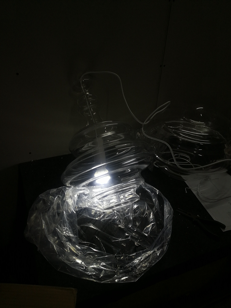 مصباح قلادة زجاجي حديث لديكور المنزل (KA9266P) 