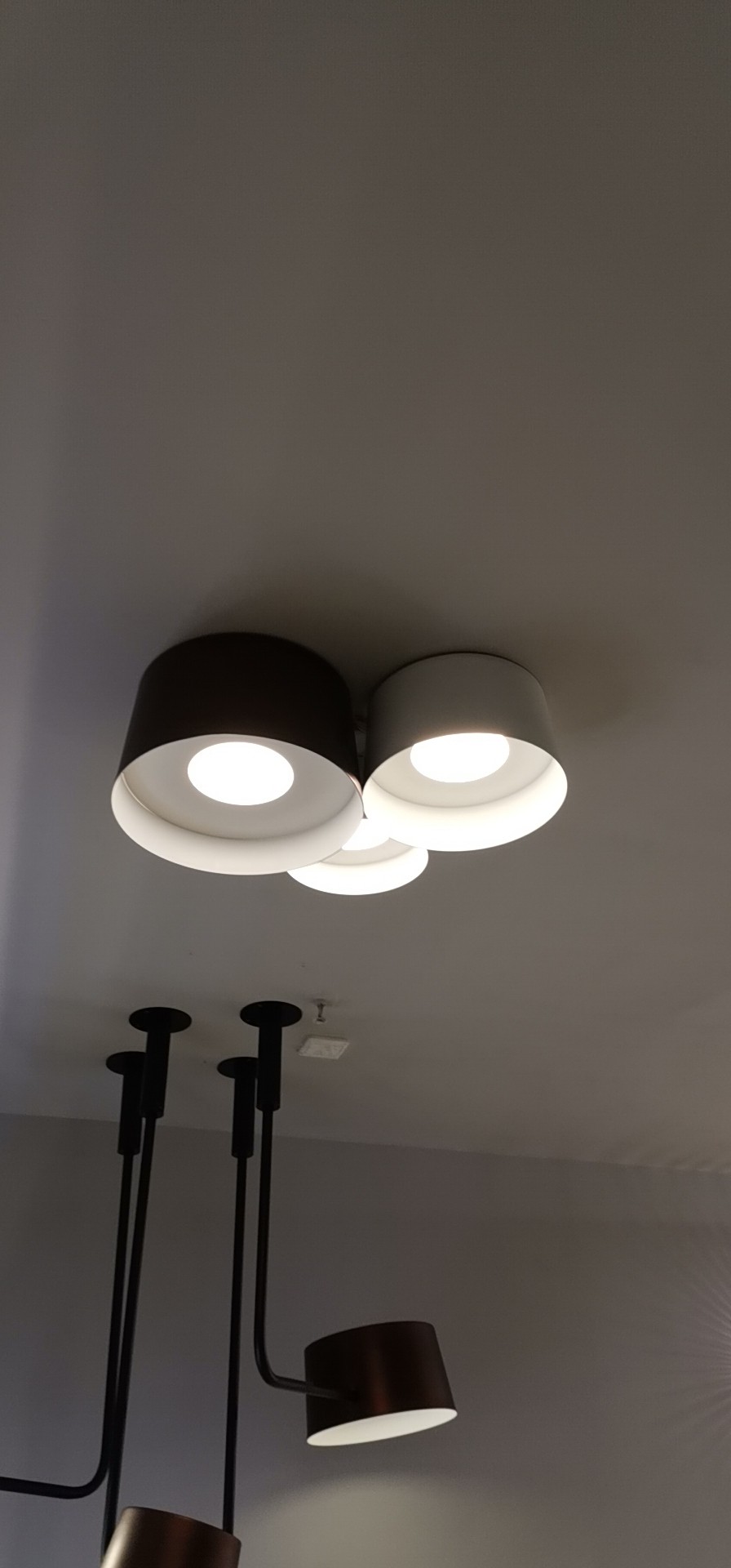 غرفة المعيشة مصباح السقف الأسود LED الجديد (KA804B / M)