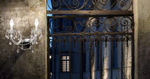 مصباح الجدار الكريستال